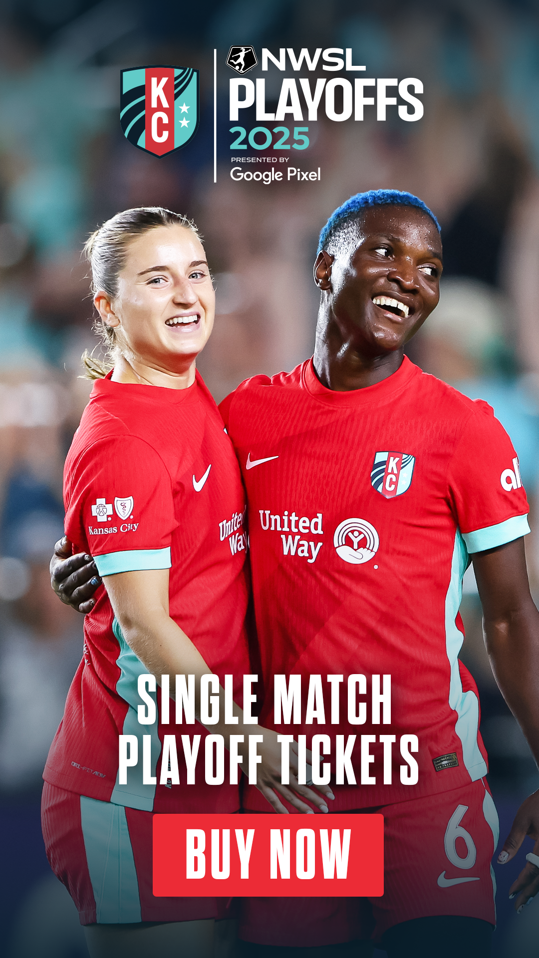 NWSL 2025 Playoff tickets presented by Google Pixel. Single Match Playoff Tickets Buy Now.