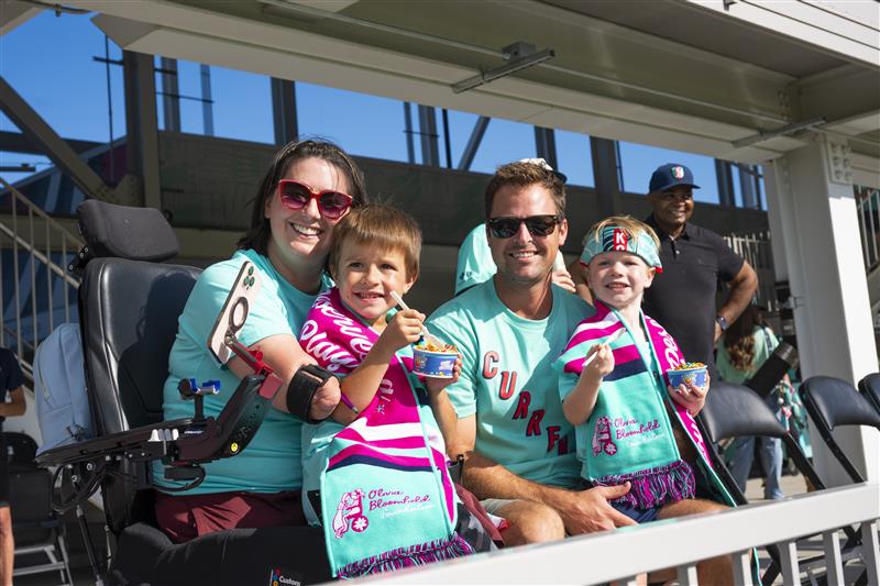 Olivia Bloomfield Legacy seat Brie Bauer honoree.