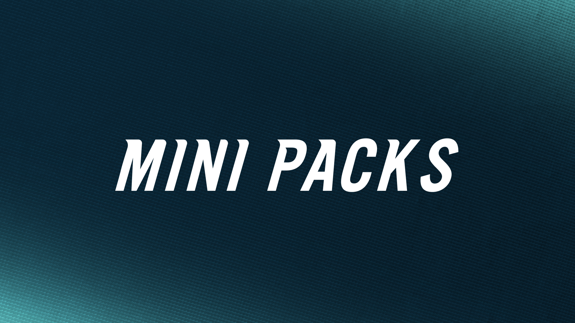 Mini Packs button