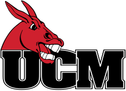 University of Central Missouri red, black and white Team Crest
