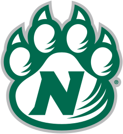 Northwest Missouri State University silver, white and green Team Crest